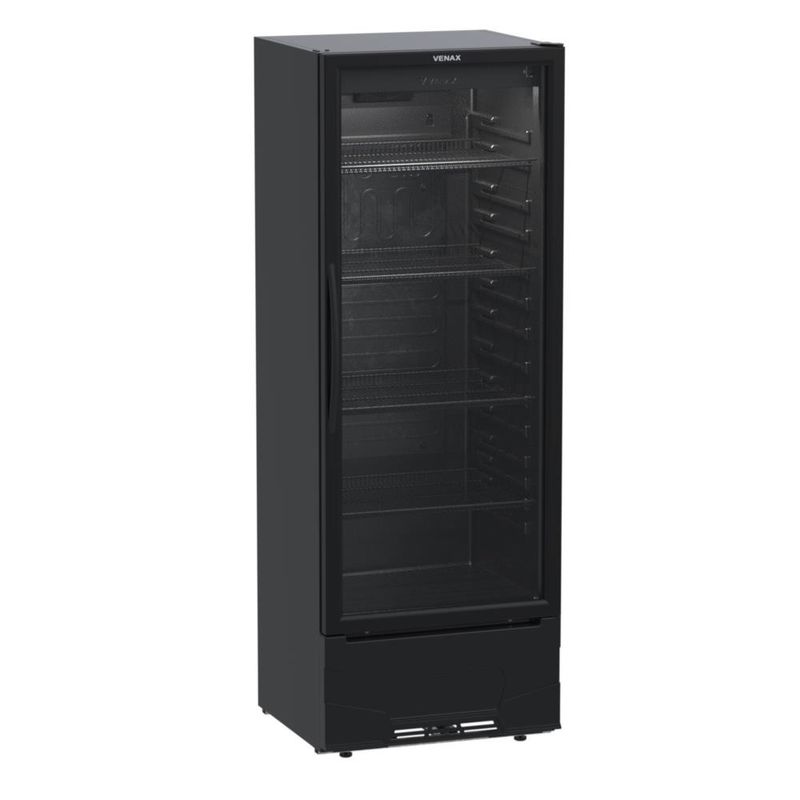 Expositor de Bebidas Venax 32876 VV 400 Elétrico Natural 400 L Preto 220 V