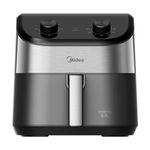 Fritadeira Midea FWM55P2 Sem Óleo Air Fryer Widemax 1900 W 220 V 5,5 L Preta