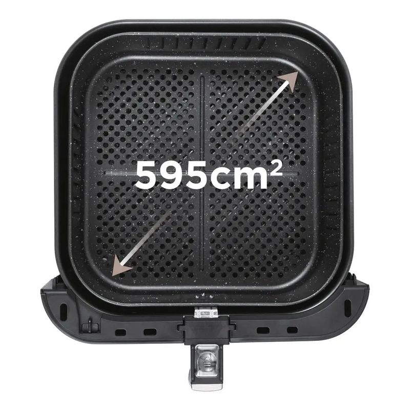 Fritadeira Midea FWM55P2 Sem Óleo Air Fryer Widemax 1900 W 220 V 5,5 L Preta