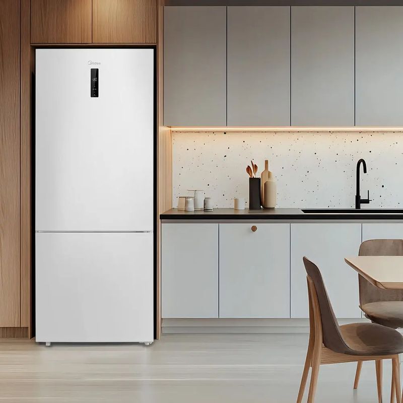 Refrigerador Midea MDRB593FGD013 Inverter Frost Free Inverse 416 L Branco Bivolt