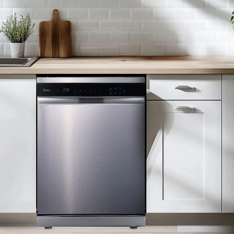 Lava Louças Midea MDWEF1433GSS2 14 Serviços Inox 220 V