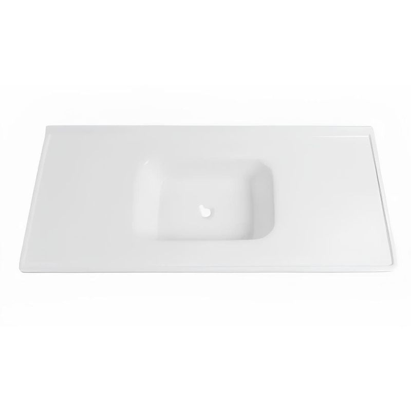 Pia Fiberblu Marmorite Branco 1,2 M