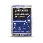Argamassa Ceramfix Multi Porcelanato Externo Cinza 20 Kg
