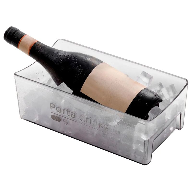 Refrigerador Midea MD-RT650EVK463 Inverter Frost Free Duplex 491 L Inox Bivolt