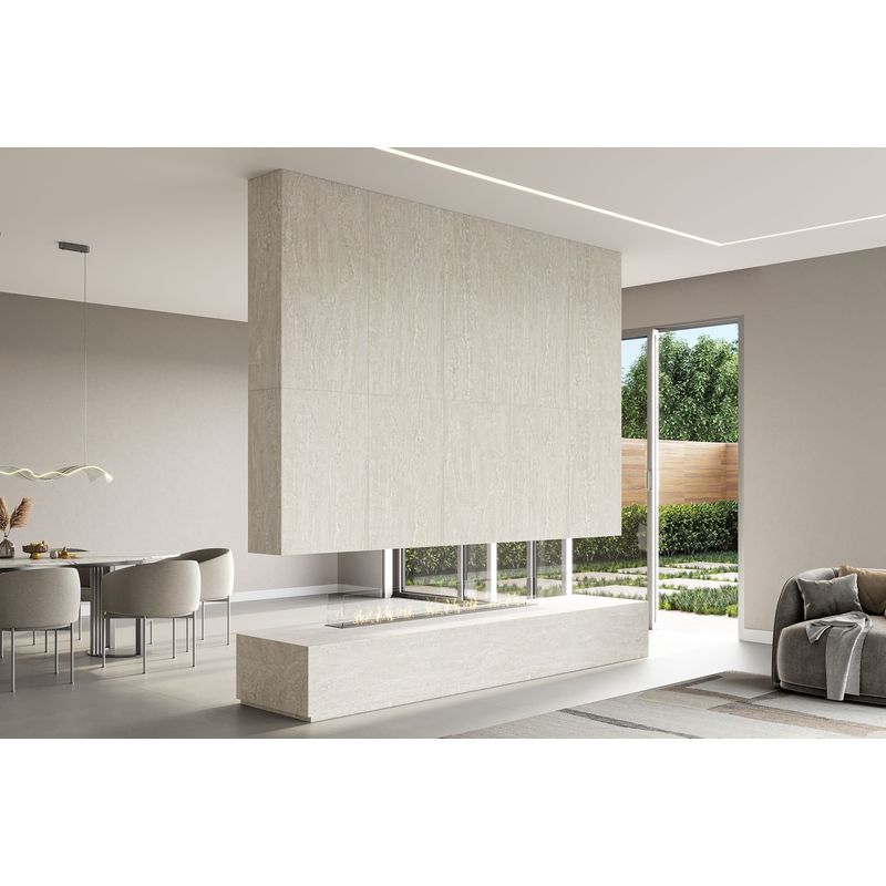 Porcelanato Embramaco 60604 Gran Travertino Luxor Esmaltado Classe A - Retificado 62 x 122 Cm 2,28 m²