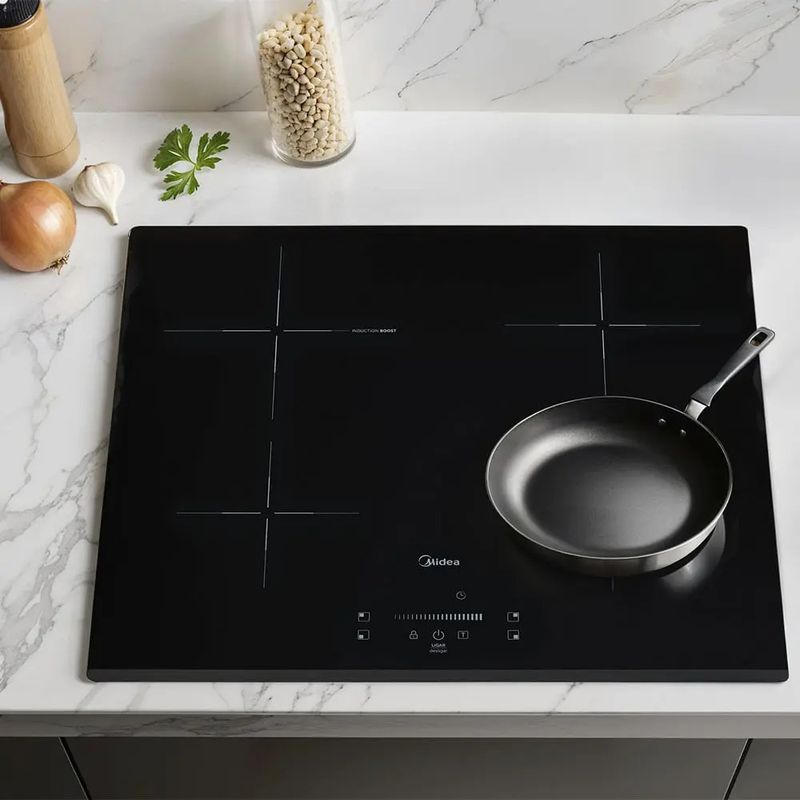 Cooktop Midea CYC40P2 Indução 4 Bocas Preto 220 V