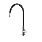 Torneira Docol Spice Mesa P/ Cozinha Chrome/Preto