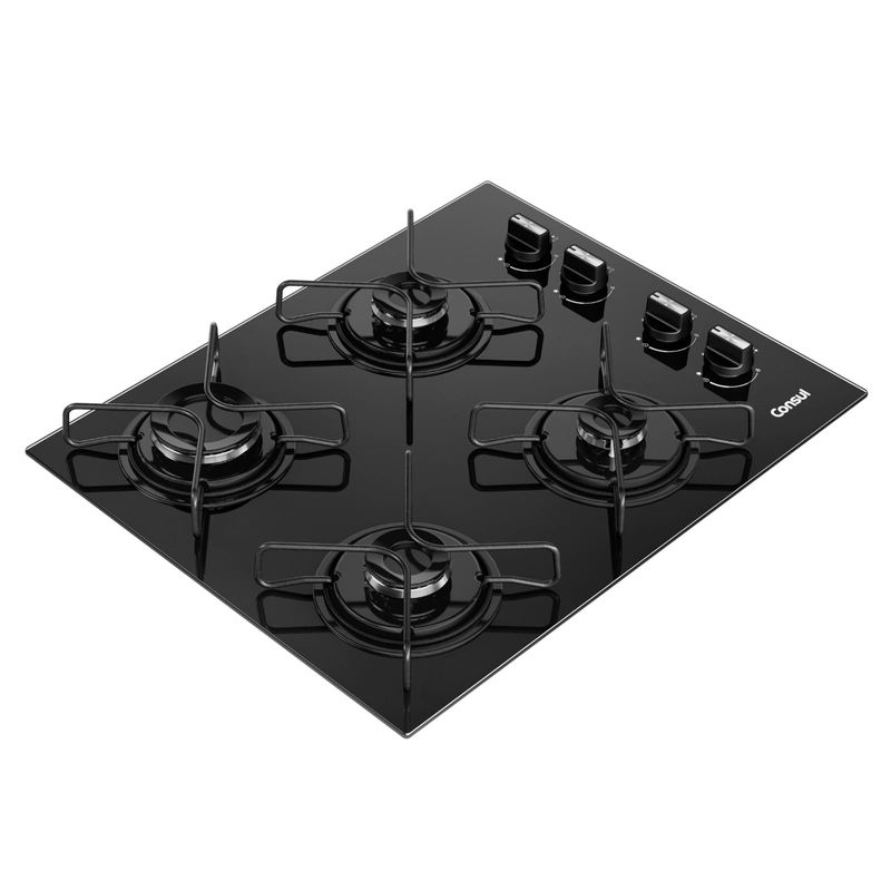 Cooktop Consul CD060BEUNA 4 Bocas Preto Bivolt