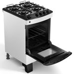 Fogão Consul CFO4ZABUNA Gás Piso 4 Bocas Branco Bivolt