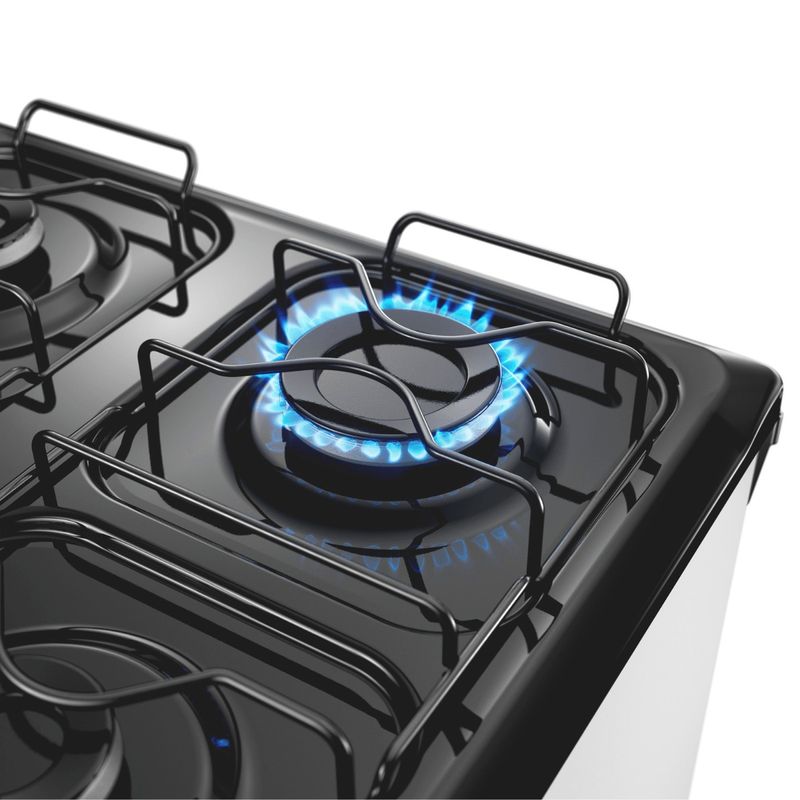 Fogão Consul CFO4ZABUNA Gás Piso 4 Bocas Branco Bivolt