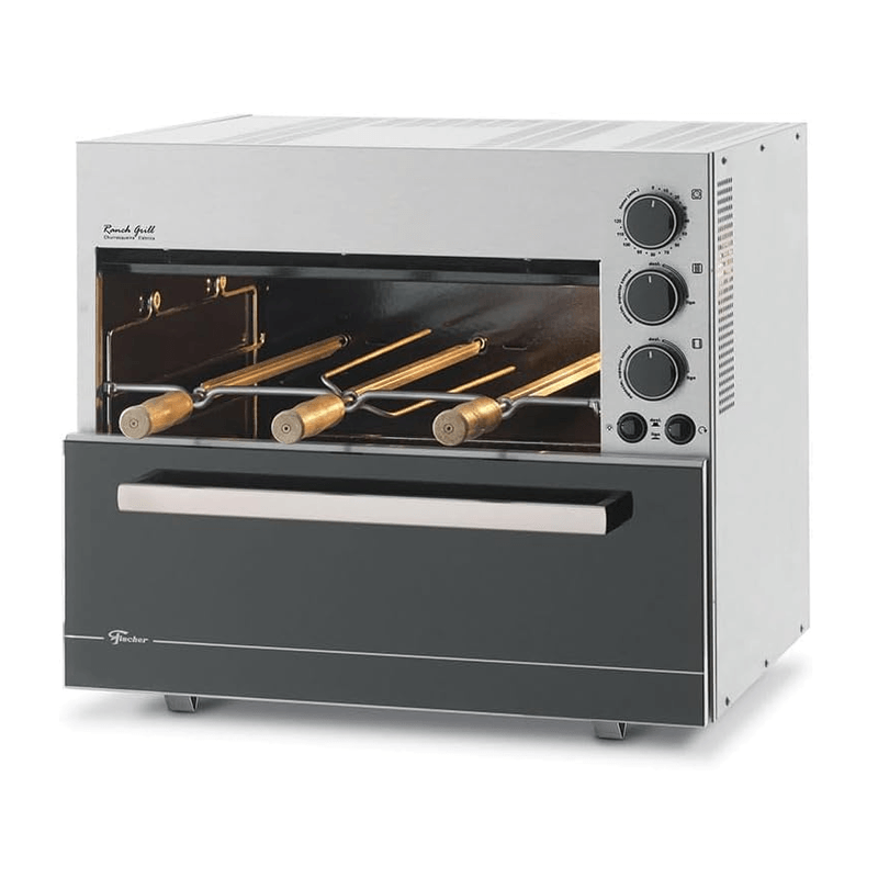Churrasqueira Fischer 18124-19259 Ranch Grill Elétrica 3 Espetos Inox 220 V