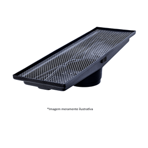 Caixa Coletora LG Mais Com Grelha 13,5 x 50 Cm