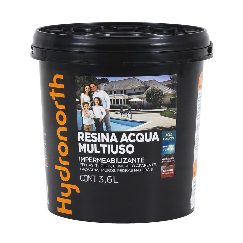 Resina Hydronorth Acqua Multiuso Incolor Fosco 3,6 L