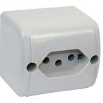 Módulo Pial 9998 Silentoque Tomada 2P+T Cinza 20A 250V~