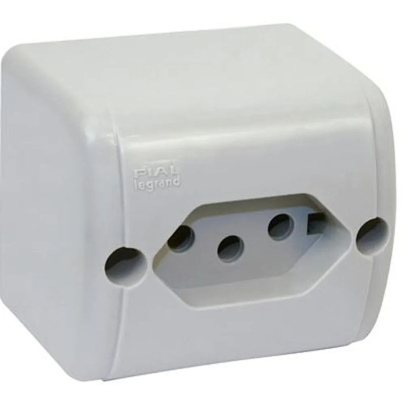 Módulo Pial 9998 Silentoque Tomada 2P+T Cinza 20A 250V~