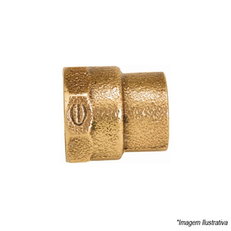 Conector Eluma RF 603 Bolsa x Fêmea 15 mm x 1/2' Bronze