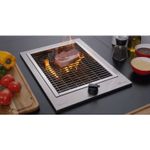 Churrasqueira Fischer 31615-81800 Ranch Elétrica Cooktop Com Pedras Vulcânicas Inox 220 V