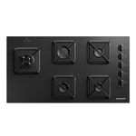Cooktop Brastemp BDS85AEUNA Gás 5 Bocas Preto Bivolt