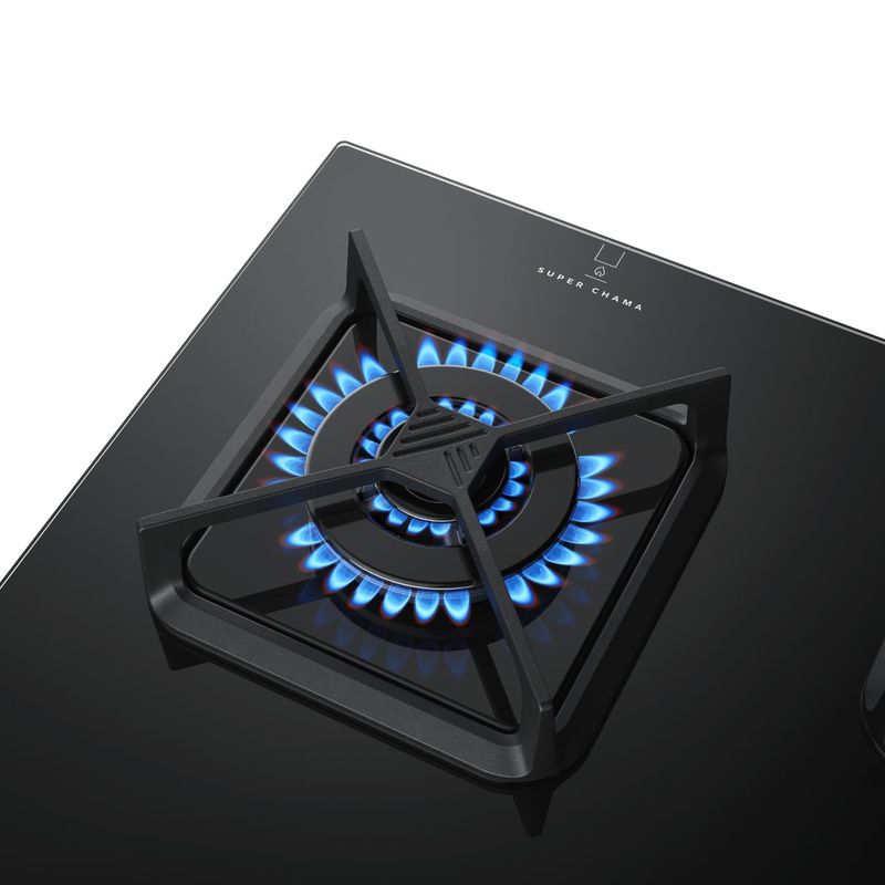 Cooktop Brastemp BDS85AEUNA Gás 5 Bocas Preto Bivolt
