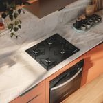 Cooktop Brastemp BDD61BEUNA Gás 4 Bocas Preto Bivolt