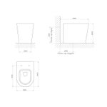 Kit Deca Bacia Convencional e Acessórios LK KP2317 Branca