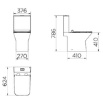 Kit Docol Stillo Bacia/Caixa e Acessórios Branca