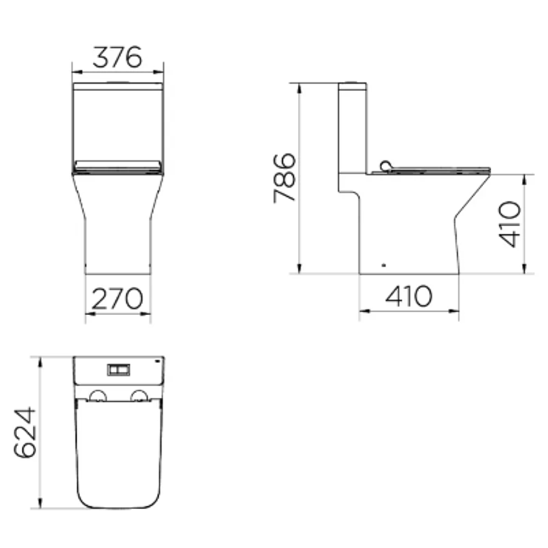 Kit Docol Stillo Bacia/Caixa e Acessórios Branca