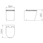 Kit Docol Liss Bacia Convencional e Acessórios Branco