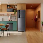 Refrigerador Brastemp BRM46MKBNA Frost Free Duplex 385 L Inox 220 V