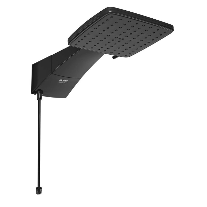 Ducha Zagonel Quadratta Eletrônica Preta 7700 W
