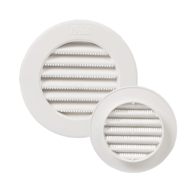 Grade AC&A Redonda C/ Tela 150 mm Branca