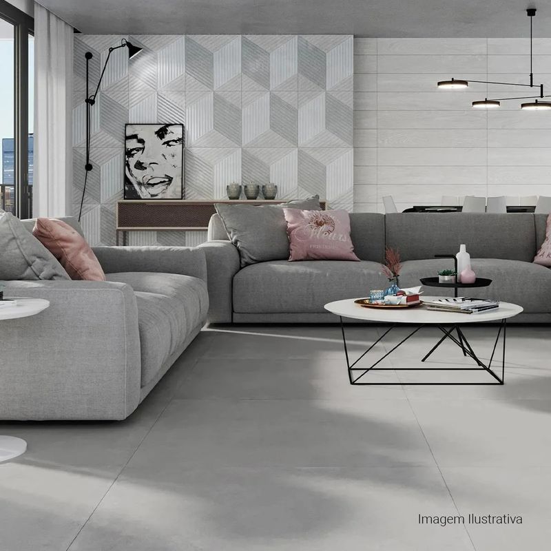 Porcelanato Portinari Munich SGR Natural Classe A - Retificado 100 x 100 Cm 2,00 m²