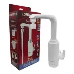 Torneira Lorenzetti Essence Mesa Bica Alta Móvel Elétrica Escolha Gradual 1/4 de Volta Branca 5500 W