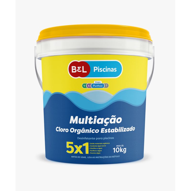 Cloro Bel Multiação Orgânico Estabilizado 10 Kg
