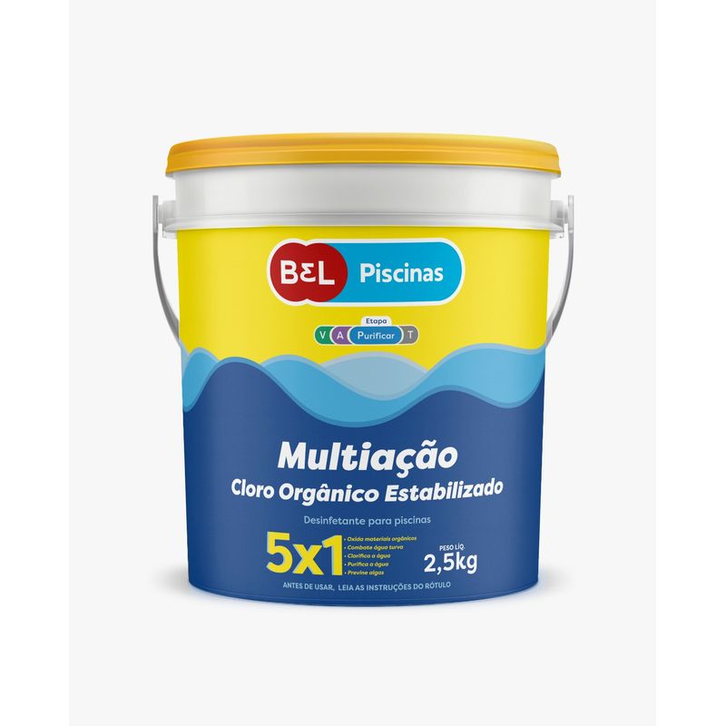 Cloro Bel Multiação Orgânico Estabilizado 2,5 Kg