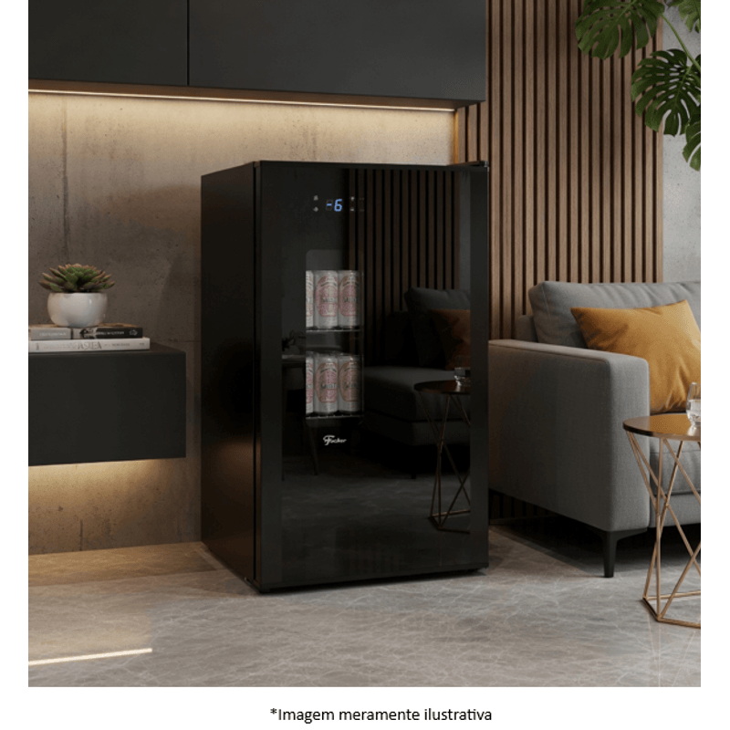 Cervejeira Fischer 37200-105350 Infinity Multi 92 L Preta 220 V