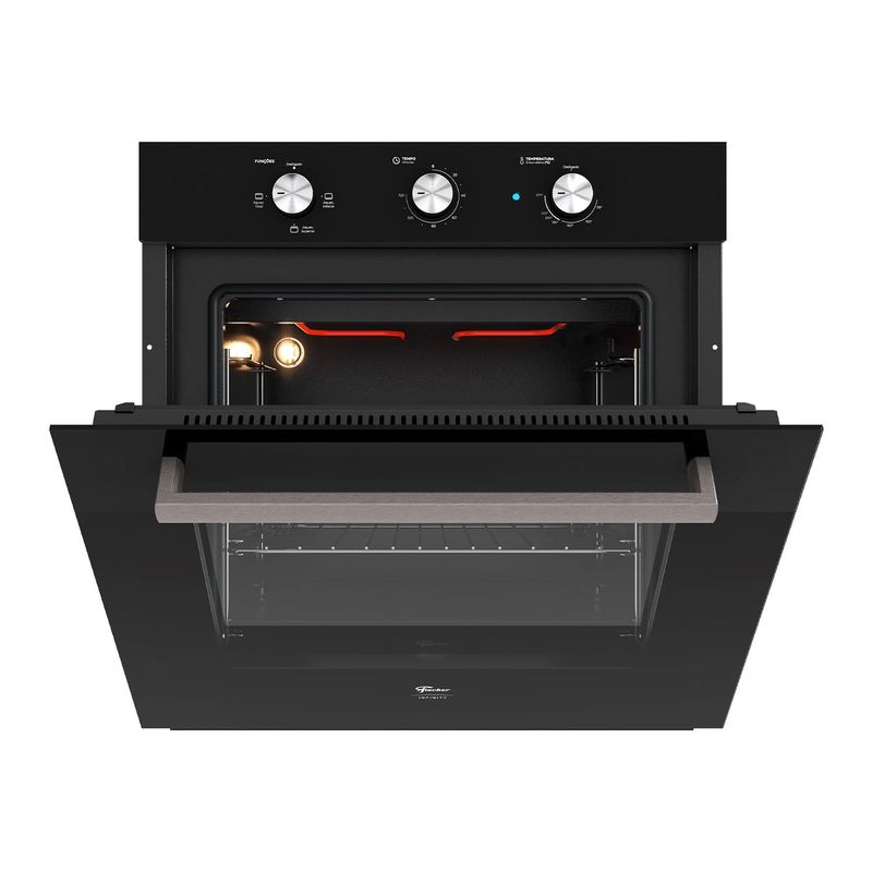 Forno Fischer 40370-110034 Infinity Elétrico Embutir Com Grill 78 L Preto 220 V