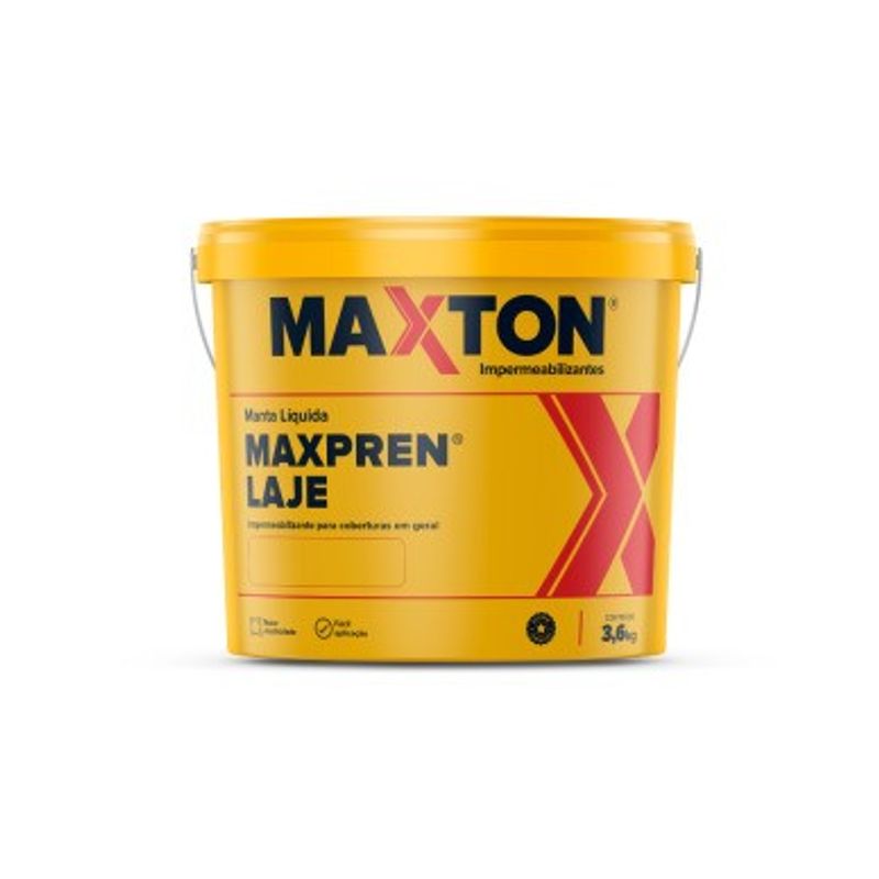 Impermeabilizante Maxton Maxpren Laje Branco 3,6 Kg