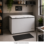 Freezer Consul CHB42FBBNA Degelo Manual Horizontal 2 Portas 414 L Branco 220 V