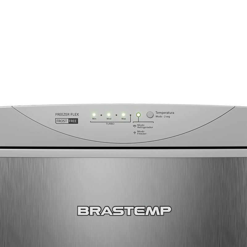 Freezer Brastemp BVR28PKBNA Frost Free Vertical 276 L Inox 220 V