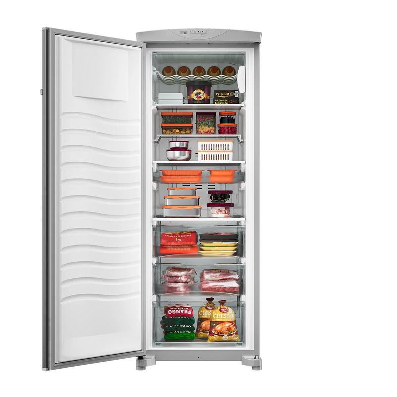 Freezer Brastemp BVR28PKBNA Frost Free Vertical 276 L Inox 220 V
