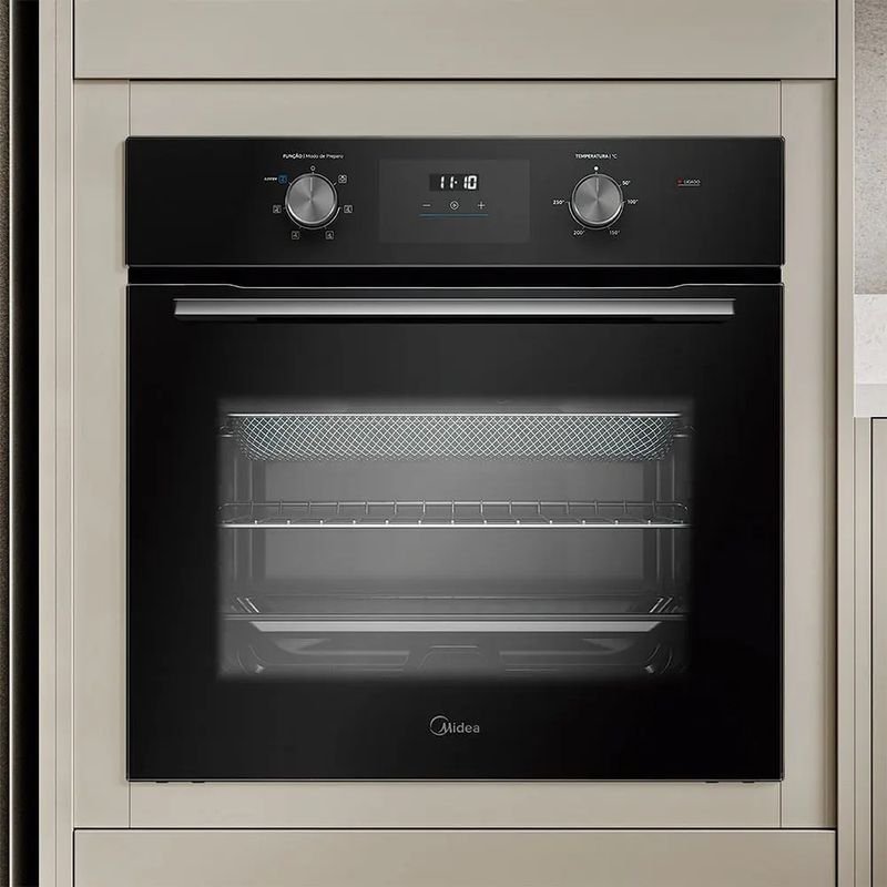 Forno Midea TSD62 Elétrico Embutir 68 L Preto 220 V
