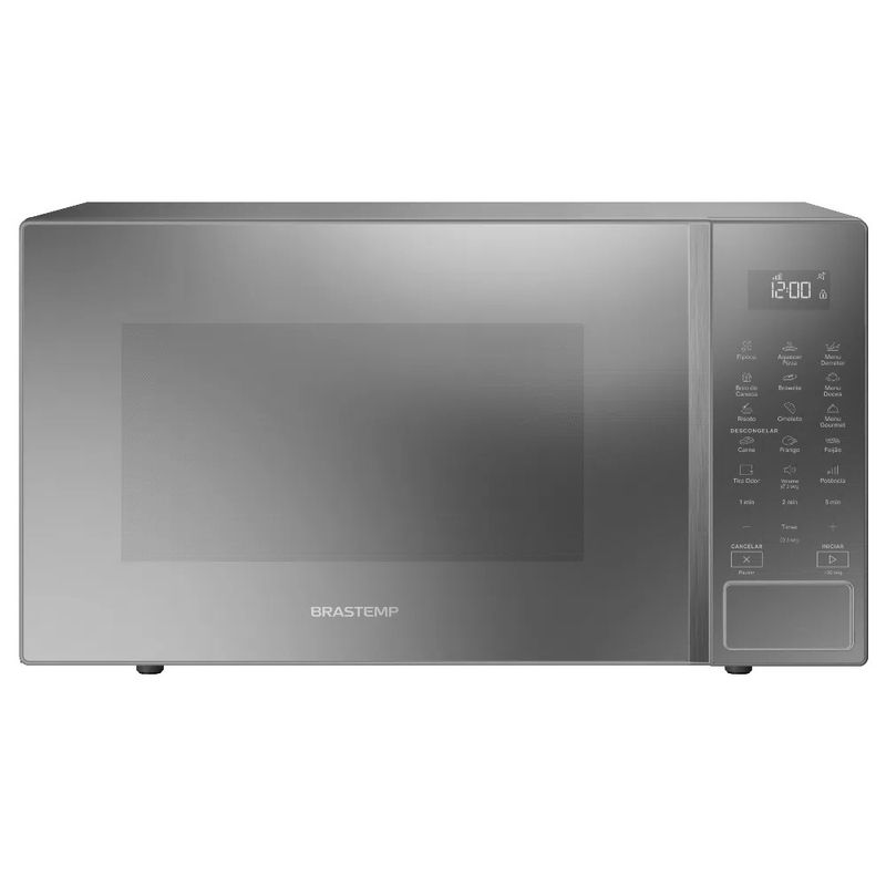 Micro-ondas Brastemp BMS46ARBNA 32 L Cinza/Espelhado 220 V