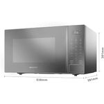 Micro-ondas Brastemp BMS46ARBNA 32 L Cinza/Espelhado 220 V