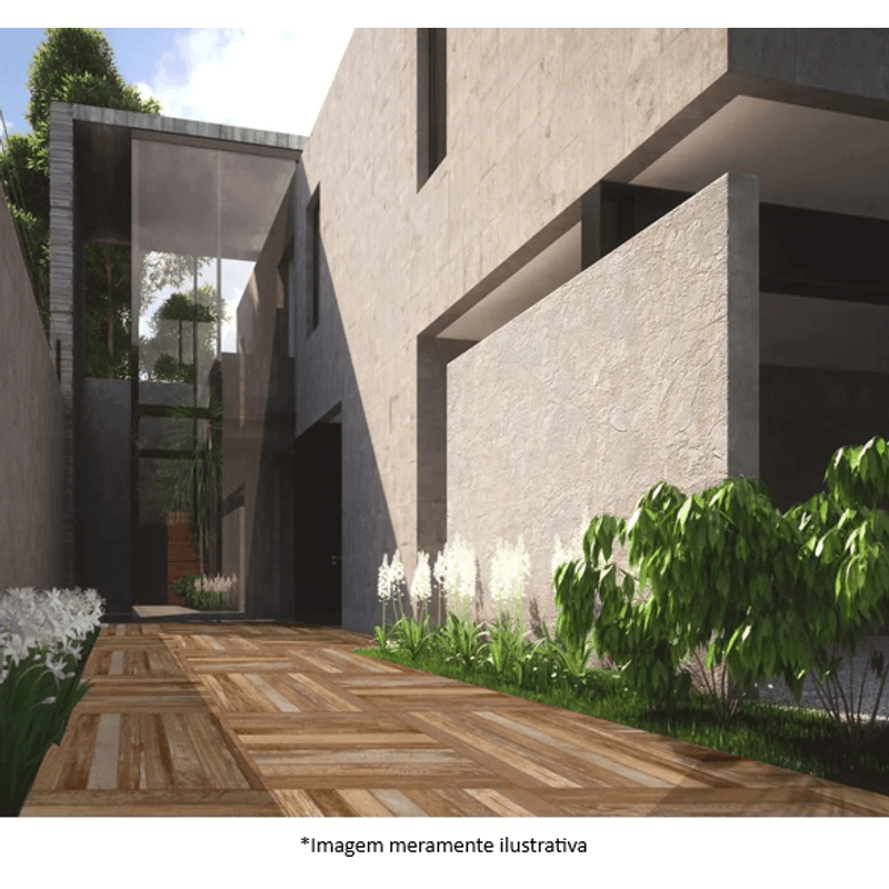Piso Embramaco 61504 Deck Mix Área Externa Classe A 60,5 x 60,5 Cm 2,58 m²