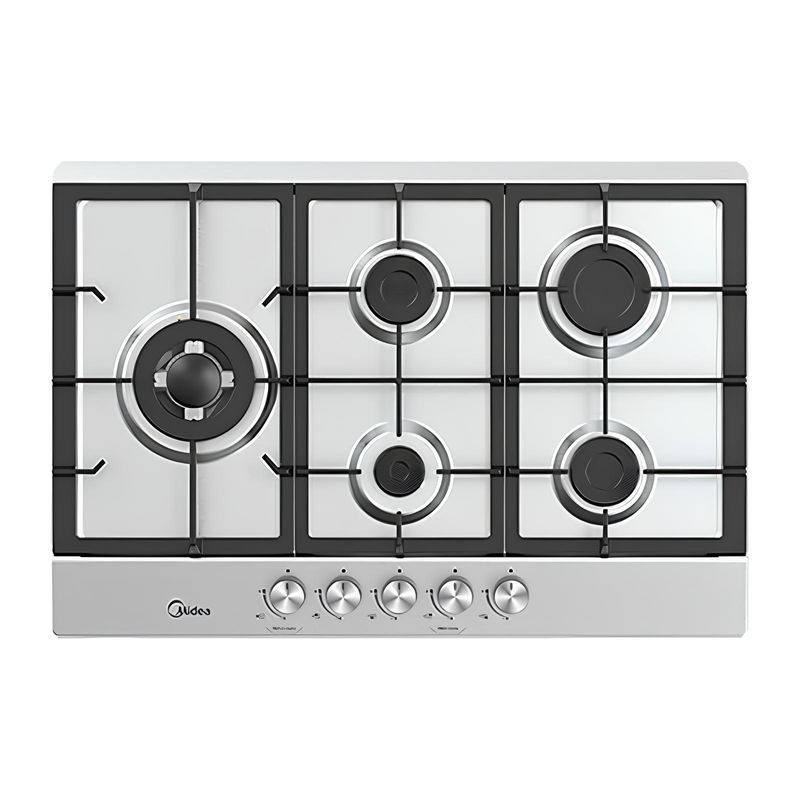 Cooktop Midea CYB5B Gás 5 Bocas Inox Bivolt