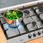 Cooktop Midea CYB5B Gás 5 Bocas Inox Bivolt