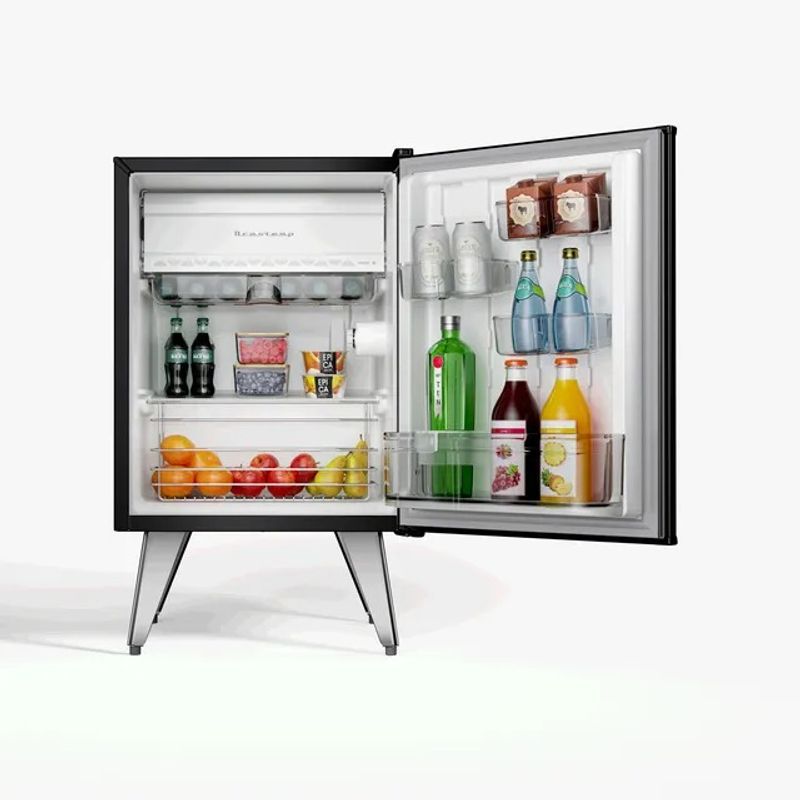 Frigobar Brastemp BRA08HEBNA Retrô Cyclo Defrost 76 L Classic Black 220 V