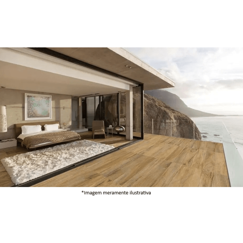 Porcelanato Portinari Alameda BE Mat Hard Classe A - Retificado 19 x 117 Cm 1,33 m²
