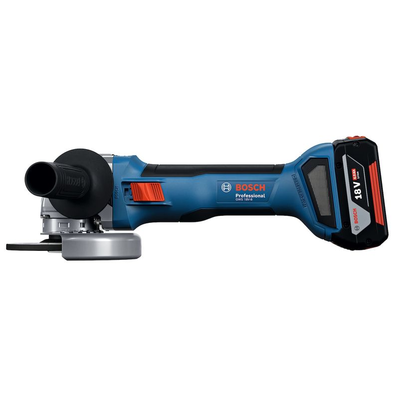 Esmerilhadeira Bosch GWS 18V-8 Professional Angular Com Maleta, Carregador e 2 Baterias